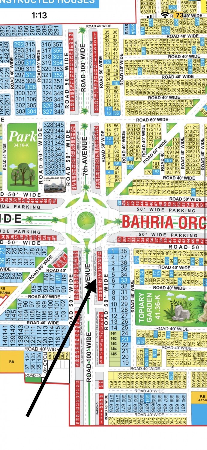 5 Marla Plot for sale in Phase 4 - G4 Commercial, Bahria Orchard, Lahore - (ID-16467)