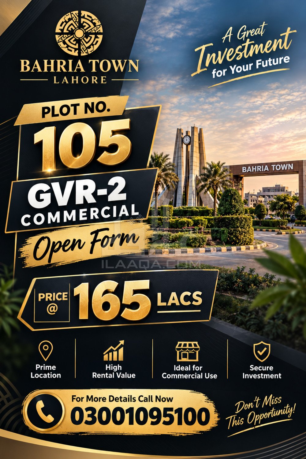 5 Marla Plot for sale in Golf Phase 2, Bahria Town, Lahore - (ID-16508)