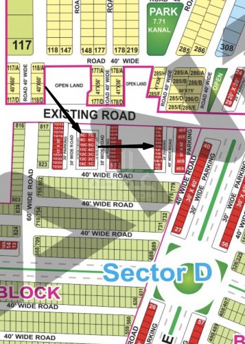 2 Marla Plot for sale in Sector D - AA Commercial, Bahria Town, Lahore - (ID-16511)