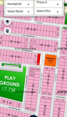 7 Marla Plot for sale in Safari Valley - Usman Block, Bahria Town Phase 8, Rawalpindi - (ID-16517)