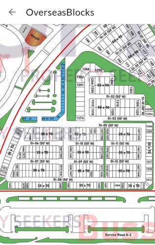 10 Marla Plot for sale in Overseas 5, Bahria Town Phase 8, Rawalpindi - (ID-16532)