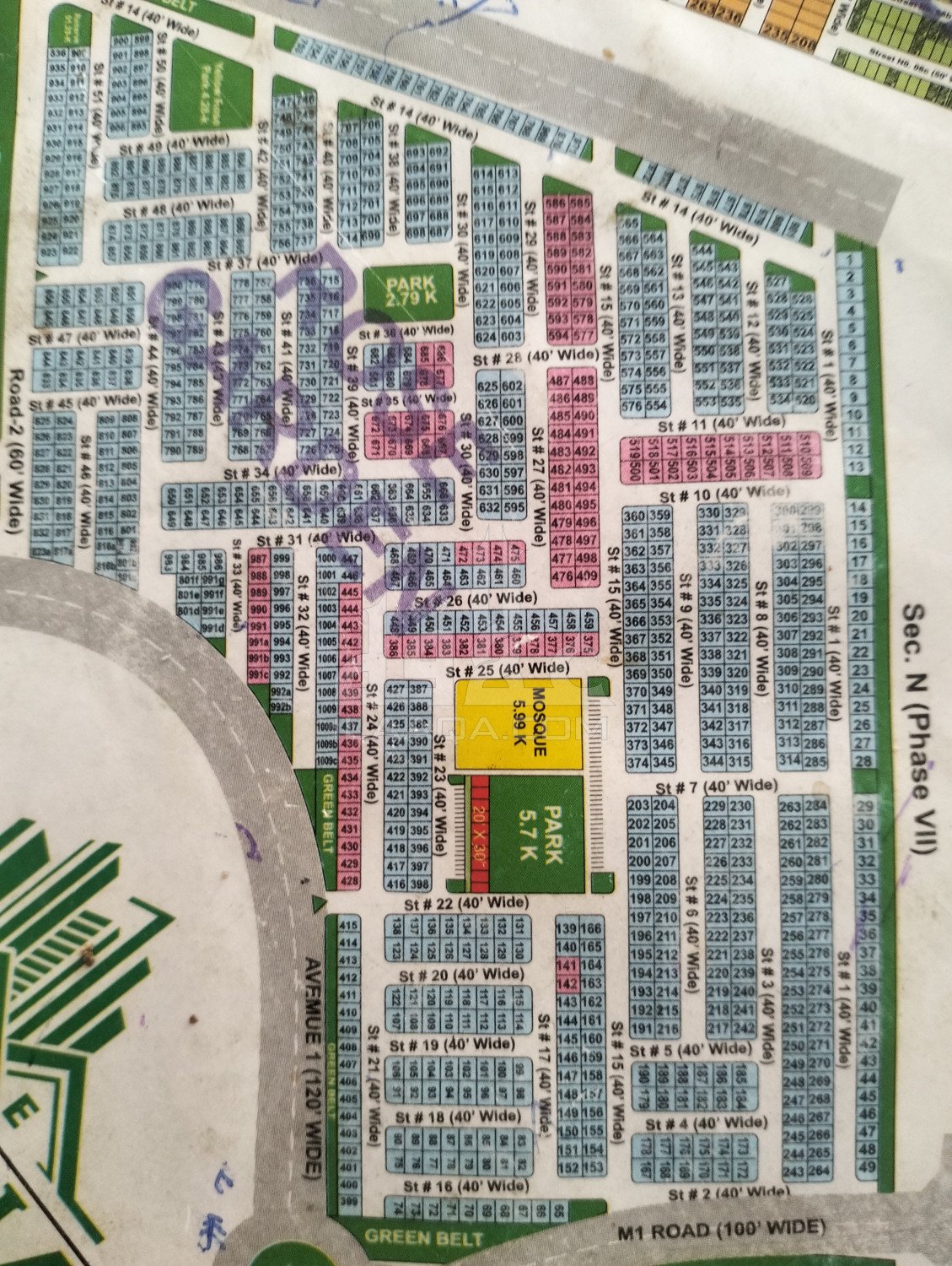 5 Marla Plot for sale in Rose Garden Zone 1, Bahria Town Phase 8, Rawalpindi - (ID-16534)