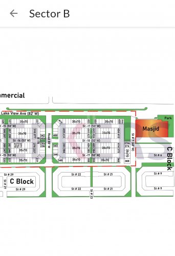 10 Marla Plot for sale in Sector B, Bahria Town Phase 8, Rawalpindi - (ID-16539)