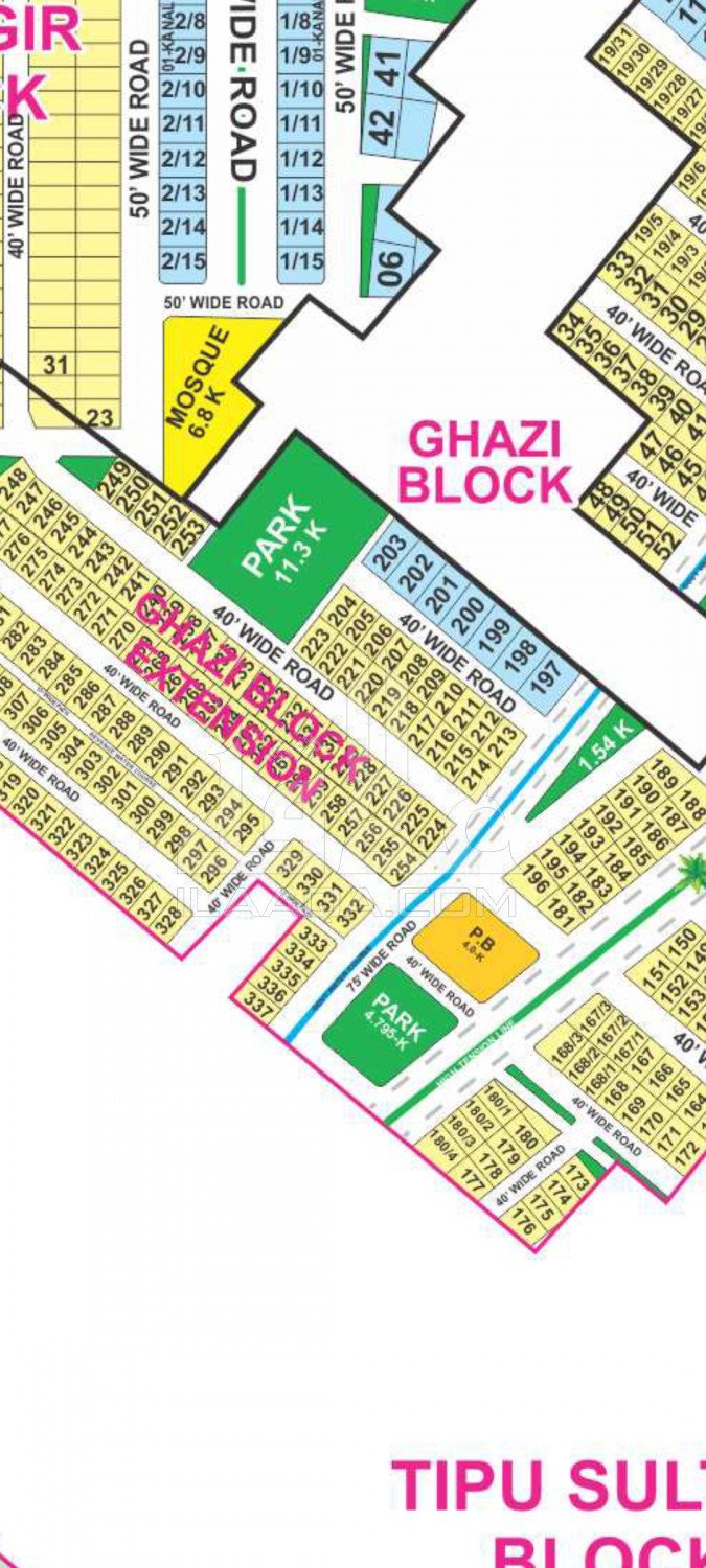 12.27 Marla Plot for sale in Sector F - Ghazi Block, Bahria Town, Lahore - (ID-16593)