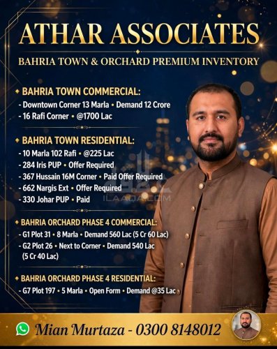 5 Marla Plot for sale in Overseas B Commercial, Bahria Town, Lahore - (ID-16647)