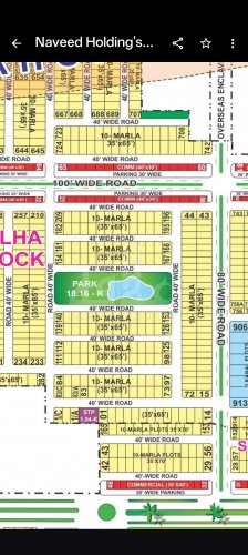 10 Marla Plot for sale in Sector F - Talha Block, Bahria Town, Lahore - (ID-16654)