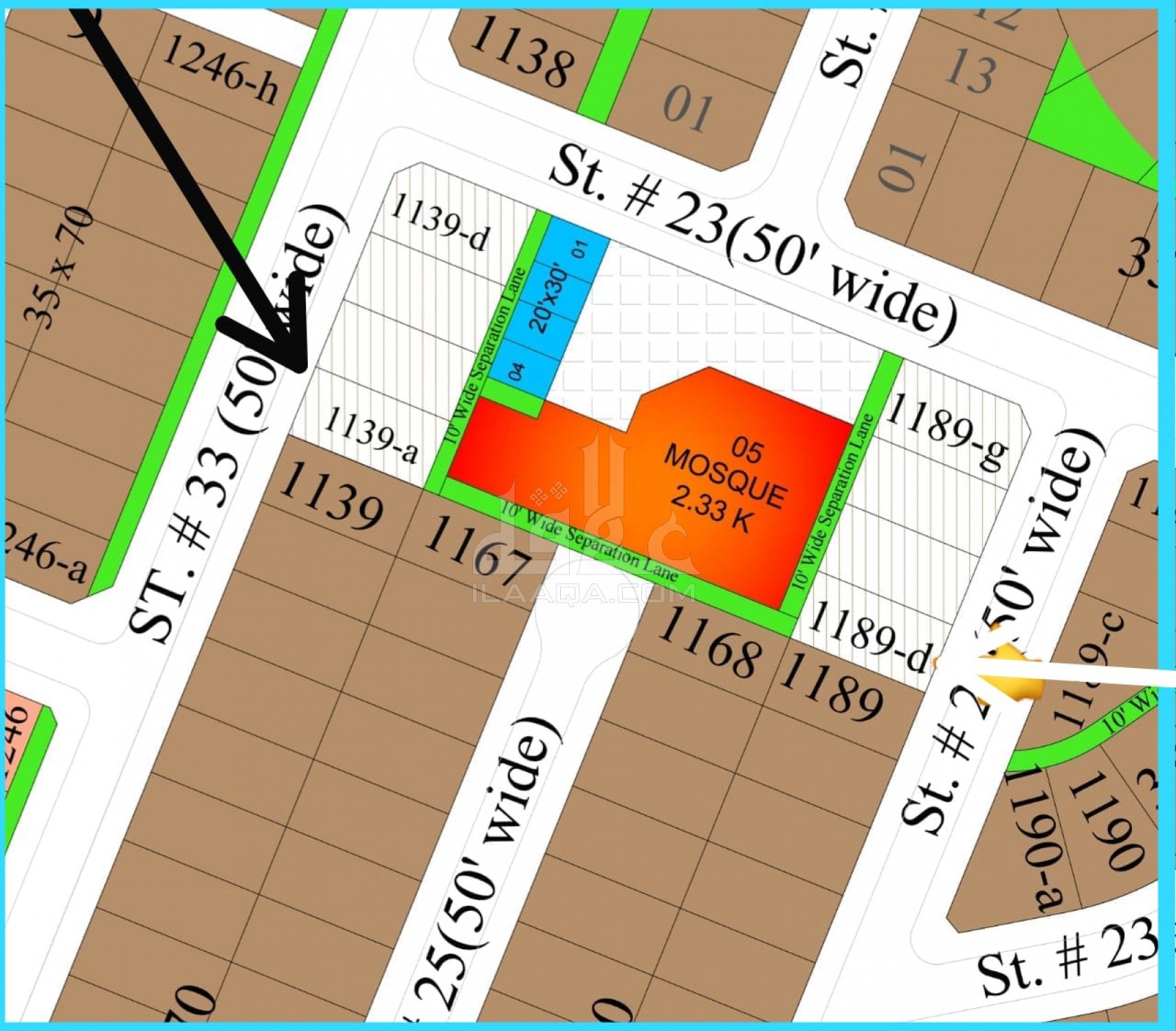 10 Marla Plot for sale in Sector I, Bahria Town Phase 8, Rawalpindi - (ID-16657)