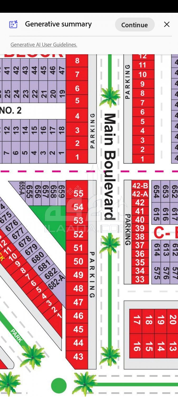 3 Marla Plot for sale in Block C, Al Kabir Town Phase 2, Lahore - (ID-16689)