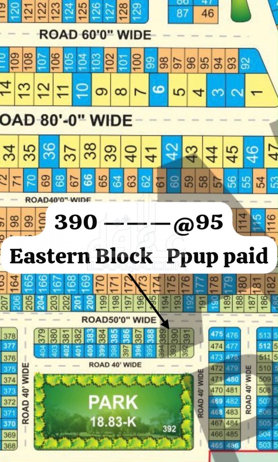 5 Marla Plot for sale in Phase 1 - Eastern District, Bahria Orchard, Lahore - (ID-16736)