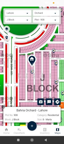 8 Marla Plot for sale in Phase 2 - J Block, Bahria Orchard, Lahore - (ID-16740)