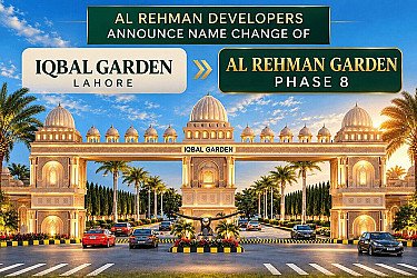 Al Rehman Developers Announce Name Change of Iqbal Garden to Al Rehman Garden Phase 8