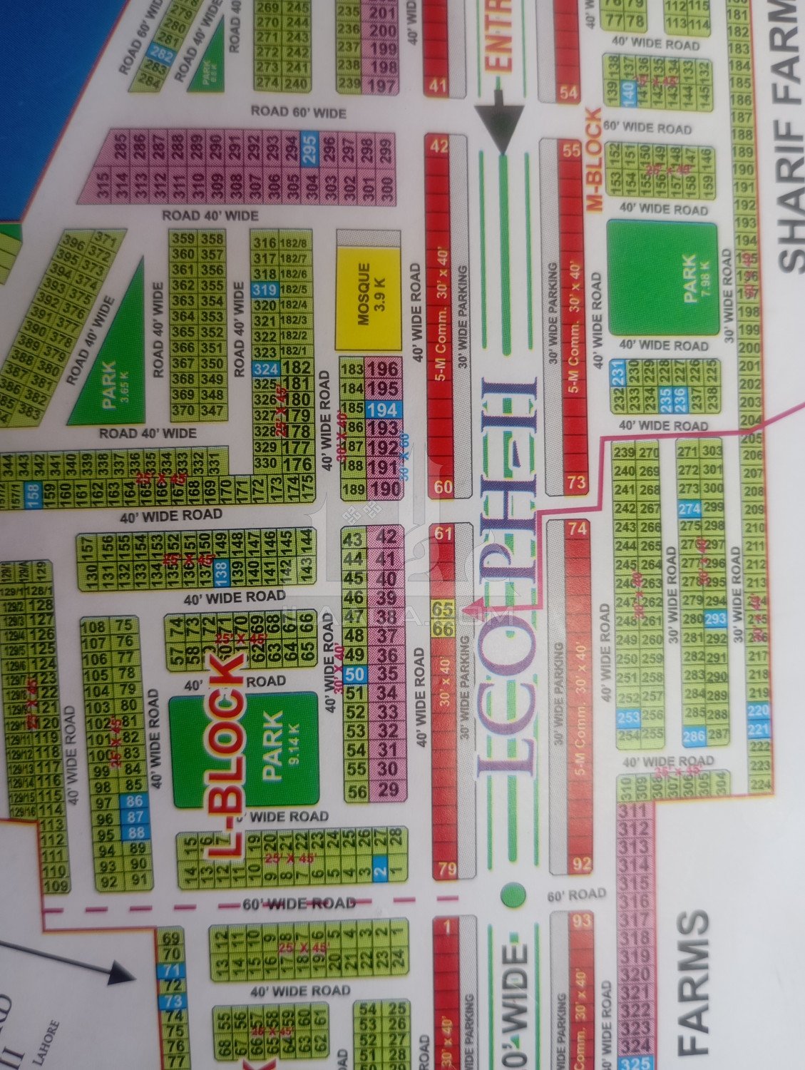 6 Marla Plot for sale in Phase 2 - L Block Commercial, Bahria Orchard, Lahore - (ID-16816)