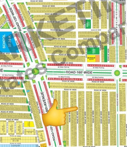 10 Marla Plot for sale in Phase 4 - G6 Block, Bahria Orchard, Lahore - (ID-16828)