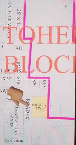 10 Marla Plot for sale in Sector F - Tauheed Block, Bahria Town, Lahore - (ID-16831)