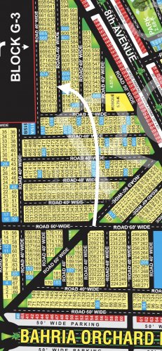 10 Marla Plot for sale in Phase 4 - G3 Block, Bahria Orchard, Lahore - (ID-16925)