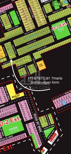 7 Marla Plot for sale in Phase 2 - D Ext, Bahria Orchard, Lahore - (ID-16927)