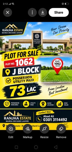 8 Marla File for sale in Phase 2 - J Block, Bahria Orchard, Lahore - (ID-16936)