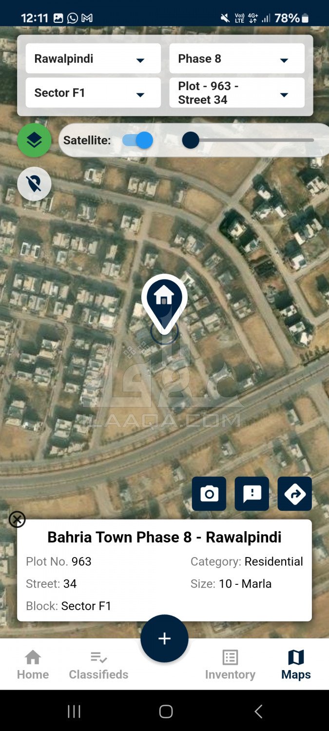 10 Marla Plot for sale in Sector F1, Bahria Town Phase 8, Rawalpindi - (ID-16962)