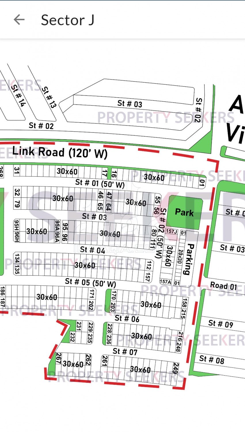 8 Marla Plot for sale in Sector J, Bahria Town Phase 8, Rawalpindi - (ID-16991)