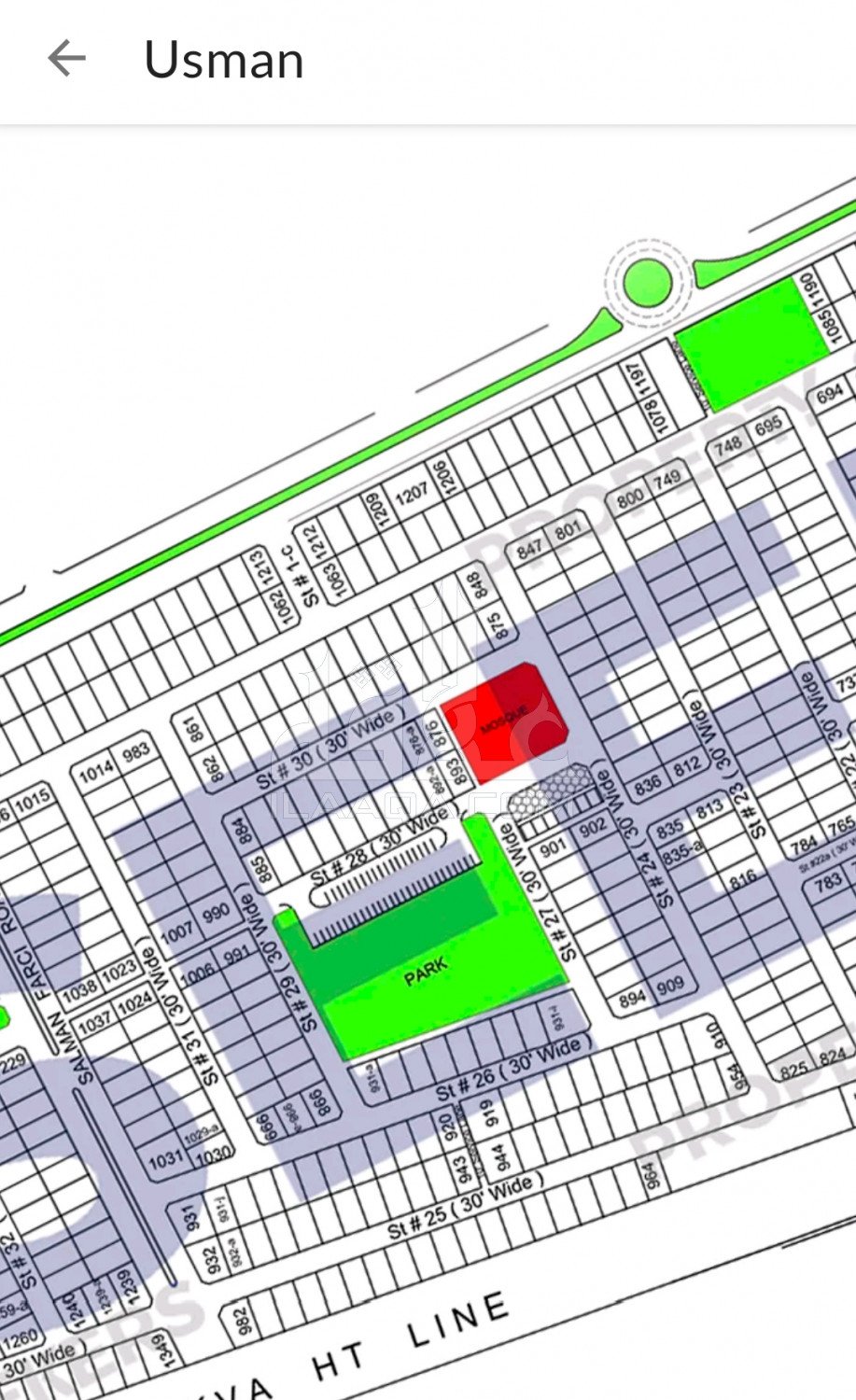 7 Marla Plot for sale in Safari Valley - Usman Block, Bahria Town Phase 8, Rawalpindi - (ID-16993)
