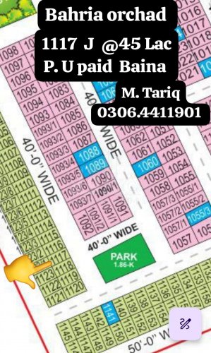 5 Marla Plot for sale in Phase 2 - J Block, Bahria Orchard, Lahore - (ID-17012)