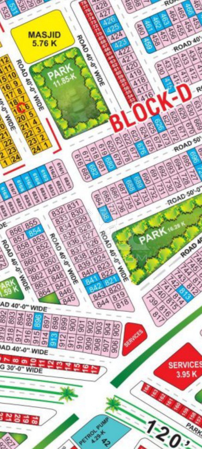 8 Marla Plot for sale in Phase 2 - D Block, Bahria Orchard, Lahore - (ID-17020)
