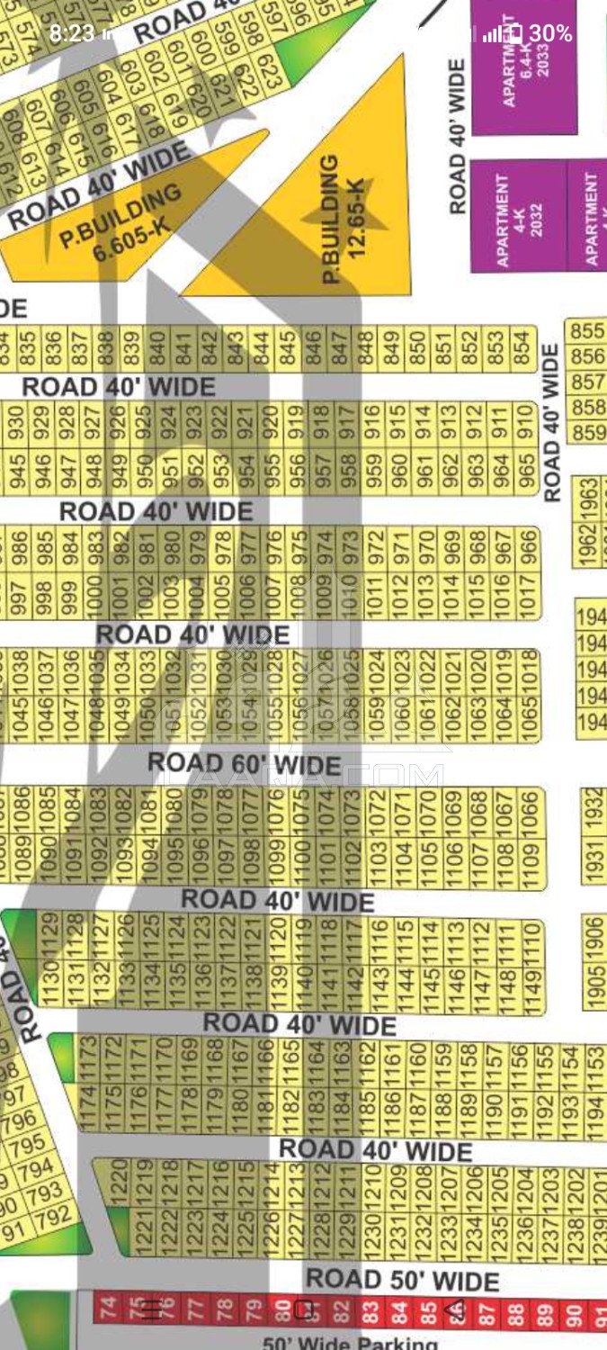 10 Marla Plot for sale in Phase 4 - G5 Block, Bahria Orchard, Lahore - (ID-17028)