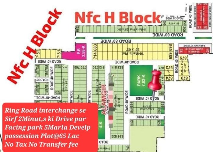 5 Marla Plot for sale in Sector F - Alamgir Block, Bahria Town, Lahore - (ID-17032)