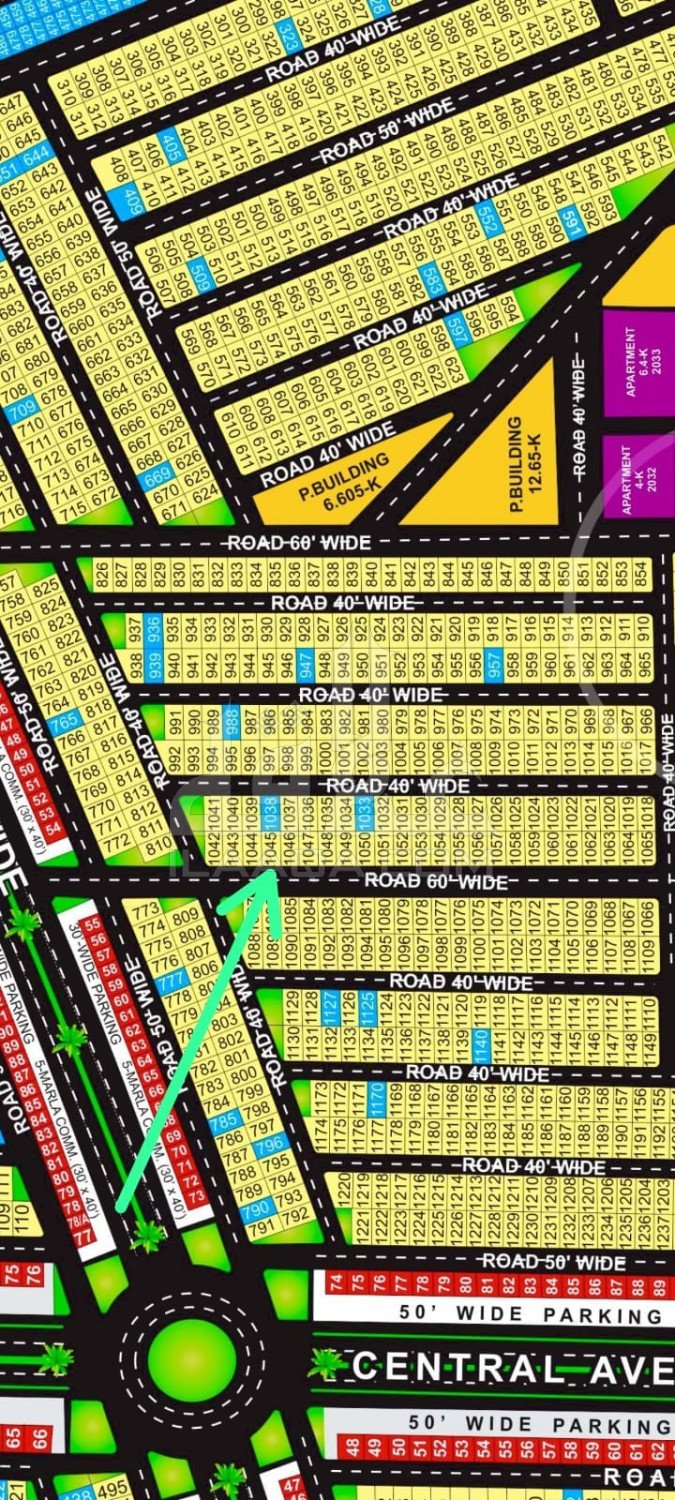 10 Marla Plot for sale in Phase 4 - G3 Block, Bahria Orchard, Lahore - (ID-17155)
