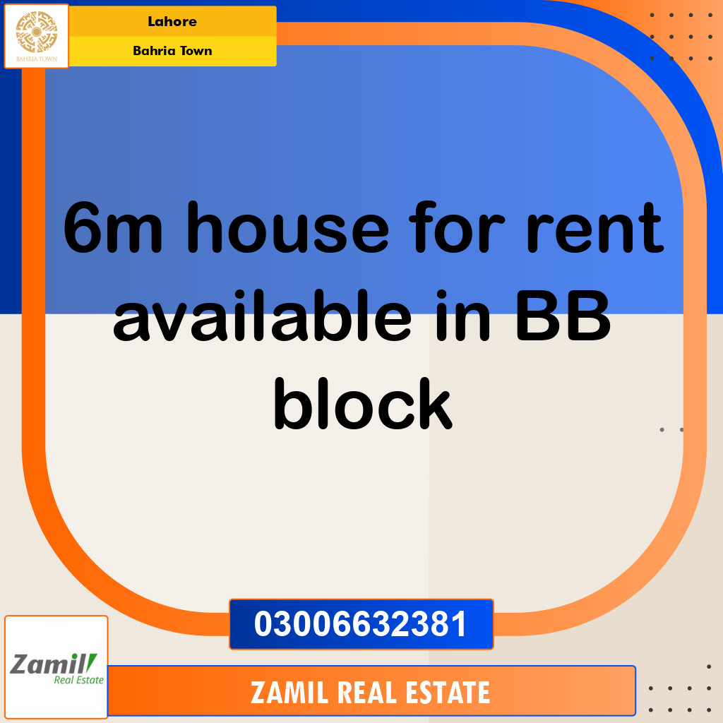 Residential House for Rent in Bahria Town, Lahore - (BP-107965)
