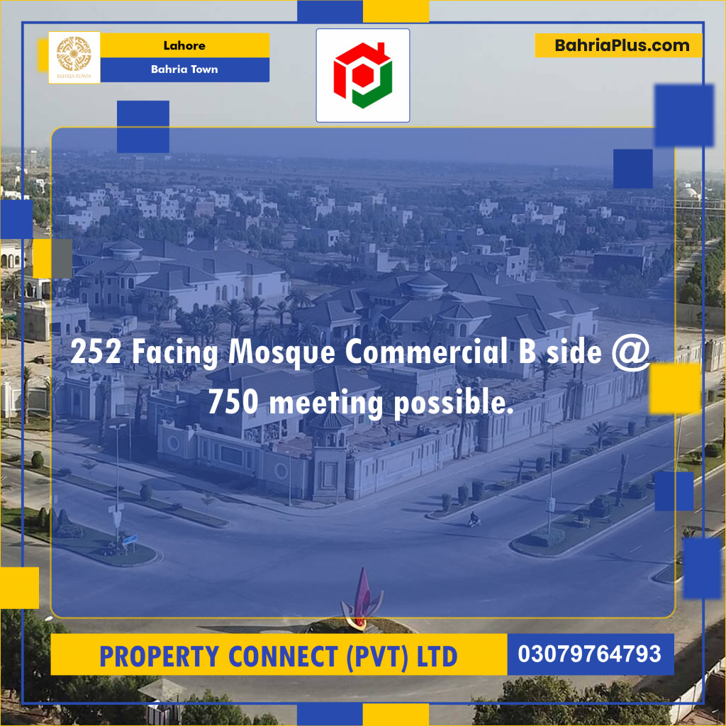 Residential Plot for Sale in Bahria Town, Lahore - (BP-111359)