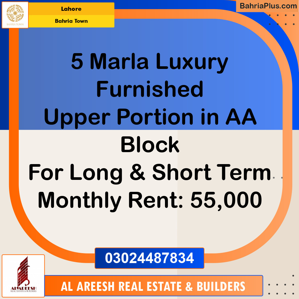 Residential House for Rent in Bahria Town, Lahore - (BP-114314)