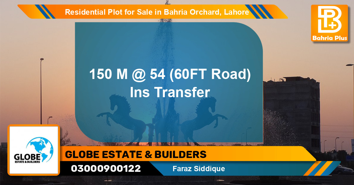 Residential Plot for Sale in Bahria Orchard, Lahore - (BP-114723)