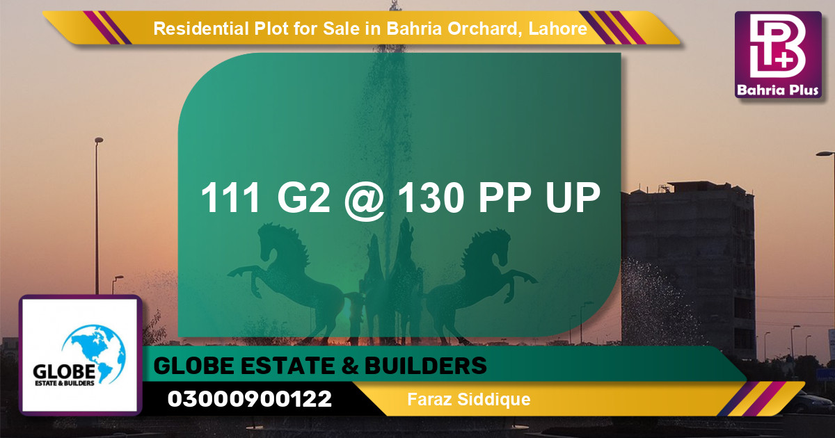 Residential Plot for Sale in Bahria Orchard, Lahore - (BP-114725)