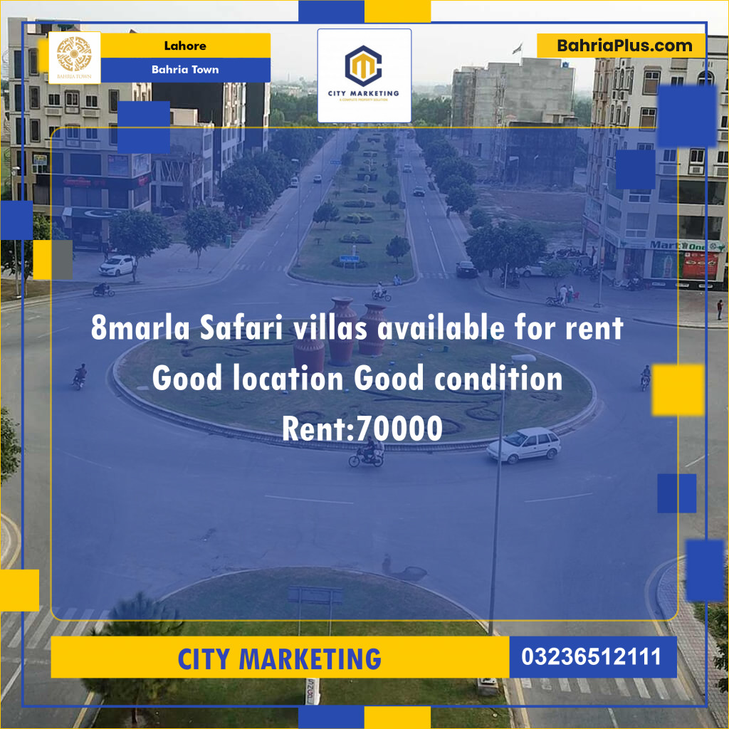 Residential House for Rent in Bahria Town, Lahore - (BP-115045)