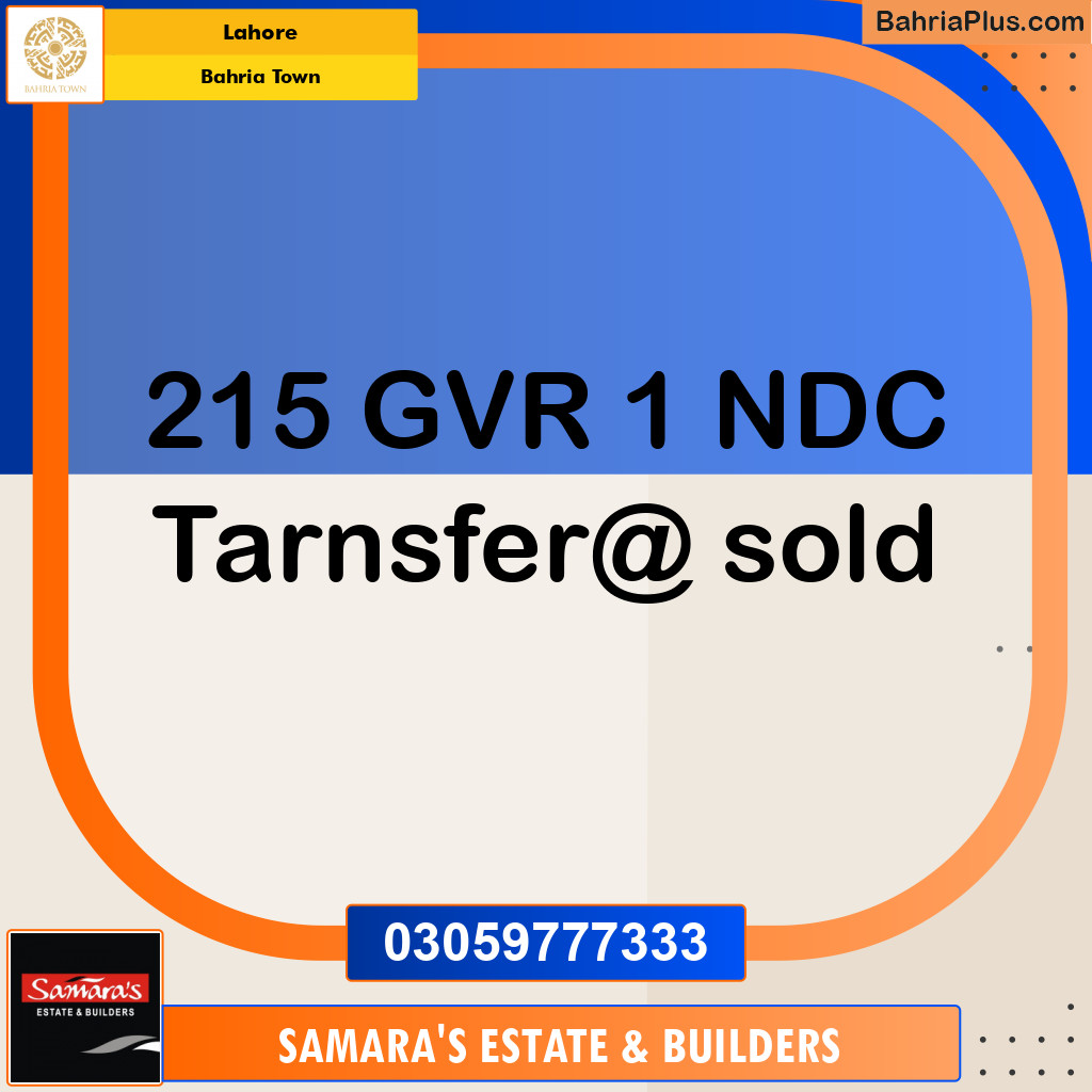 Residential Plot for Sale in Bahria Town, Lahore - (BP-115564)