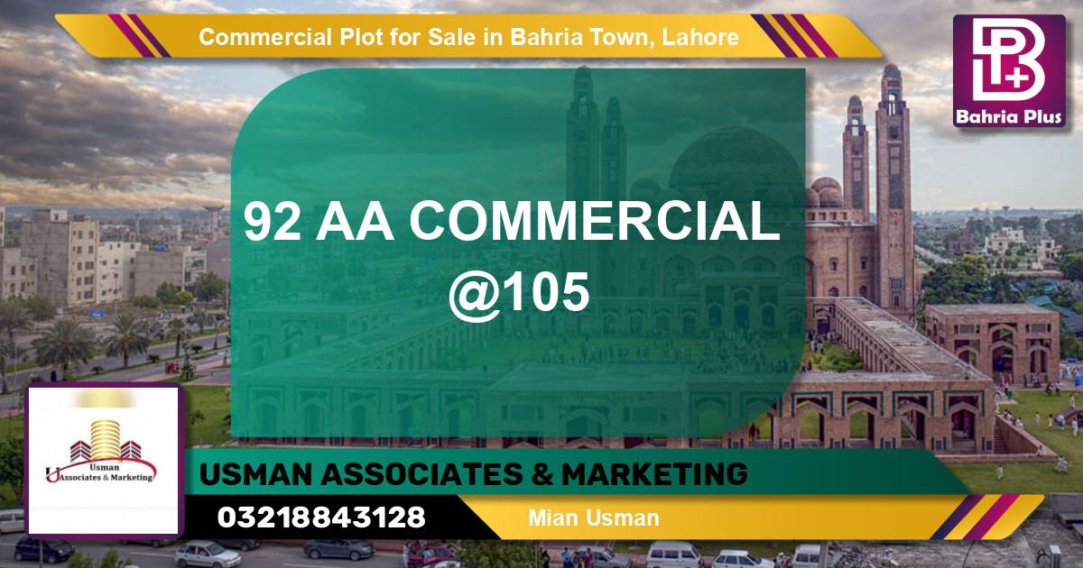 Commercial Plot for Sale in Bahria Town, Lahore - (BP-115835)