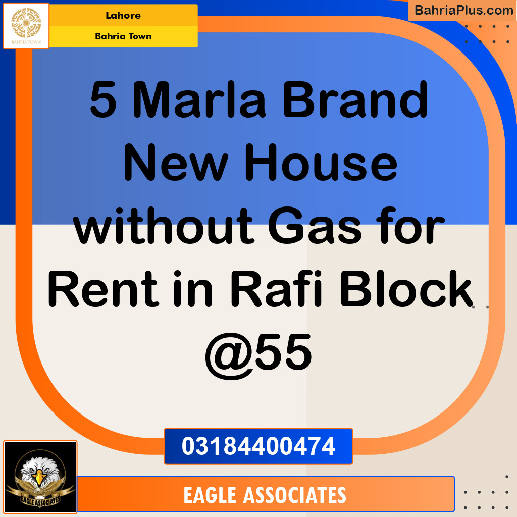 Residential House for Rent in Bahria Town, Lahore - (BP-118448)