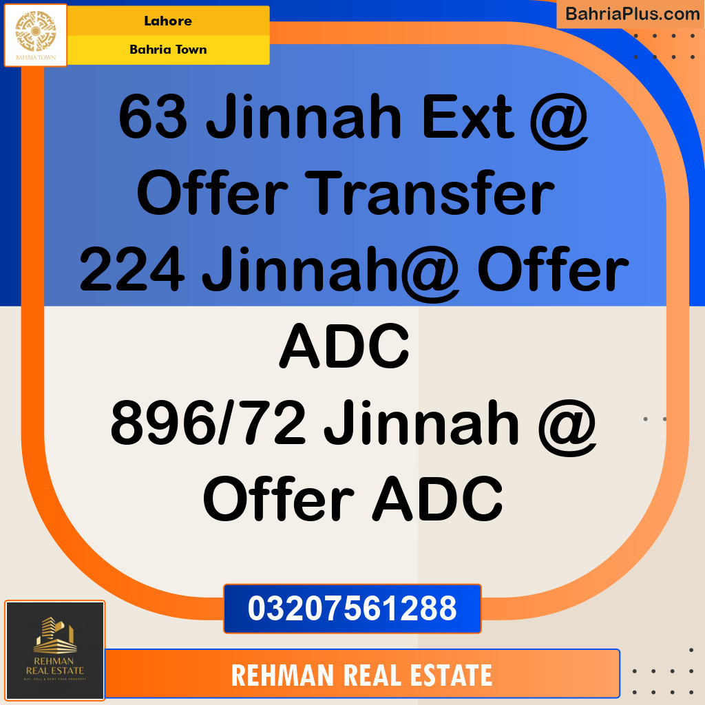 Residential Plot for Sale in Bahria Town, Lahore - (BP-118580)