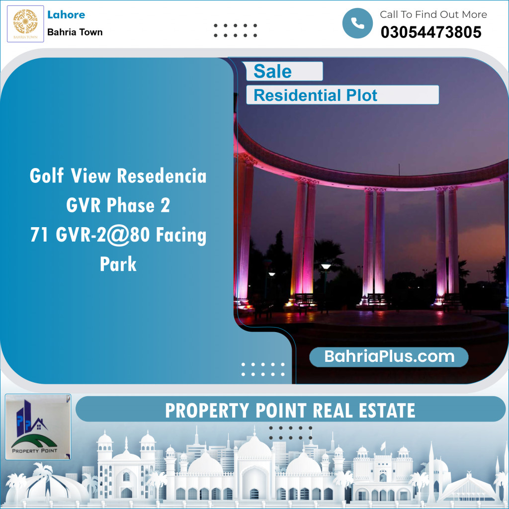Residential Plot for Sale in Bahria Town, Lahore - (BP-118735)