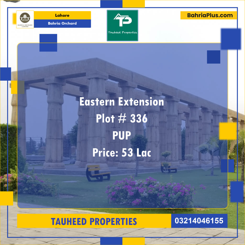 Residential Plot for Sale in Bahria Orchard, Lahore - (BP-118777)