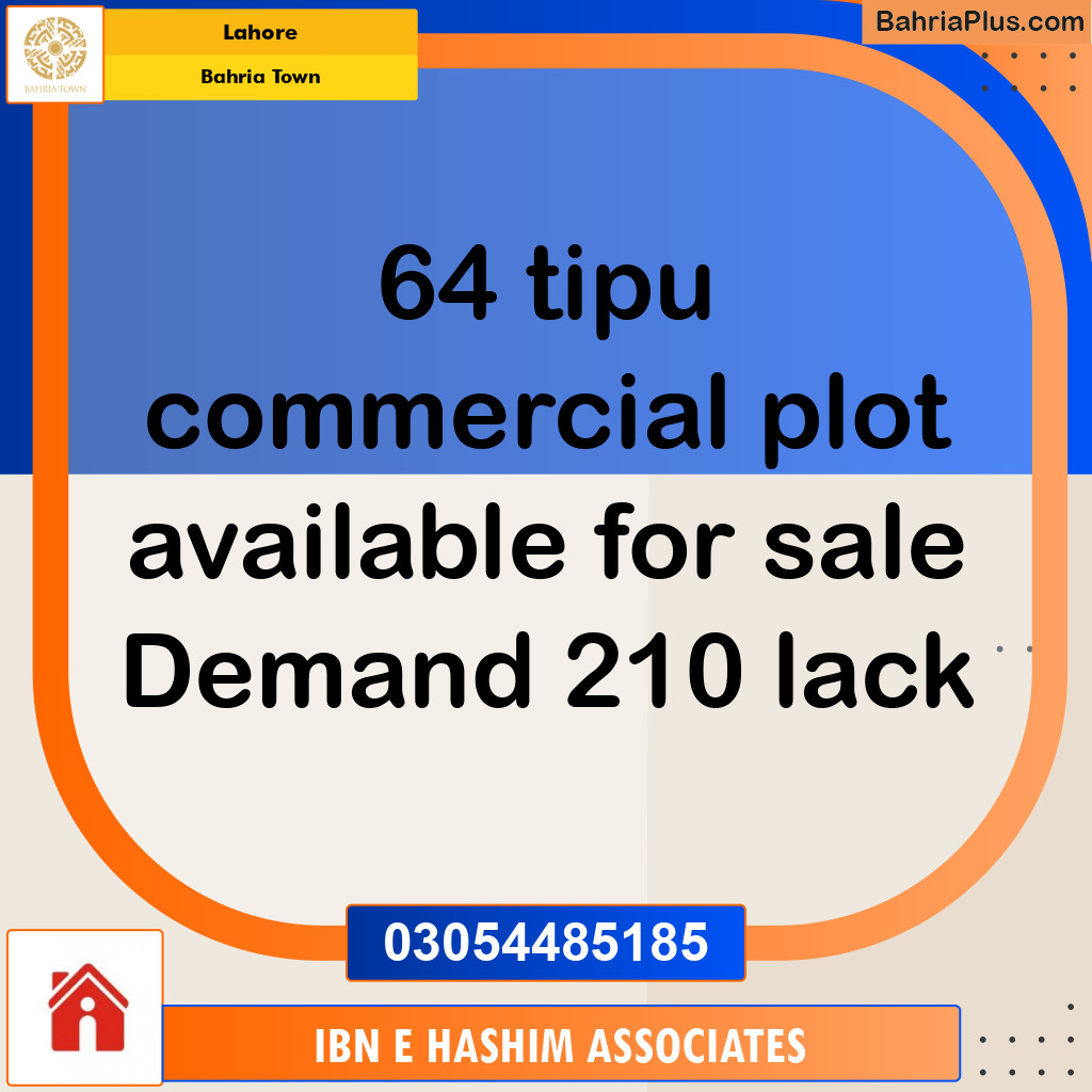 Residential Plot for Sale in Bahria Town, Lahore - (BP-118788)