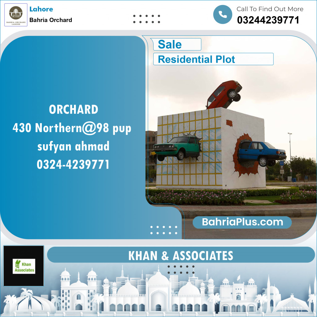 Residential Plot for Sale in Bahria Orchard, Lahore - (BP-118825)