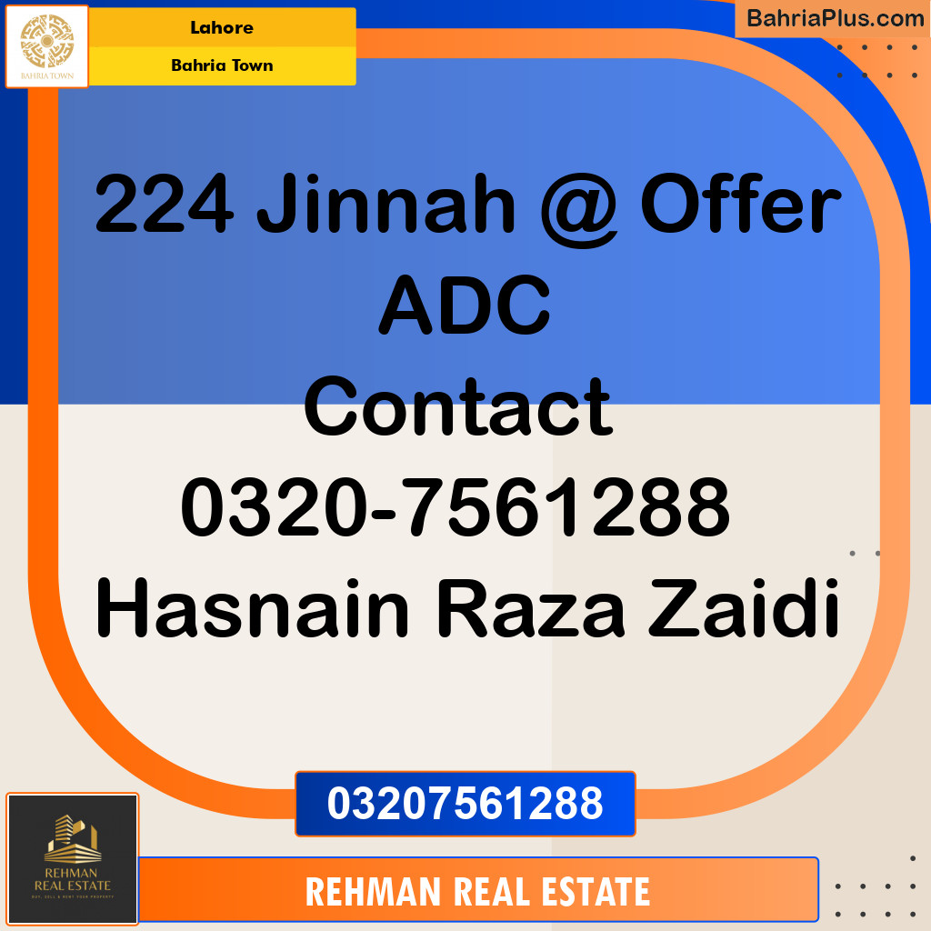 Residential Plot for Sale in Bahria Town, Lahore - (BP-118937)