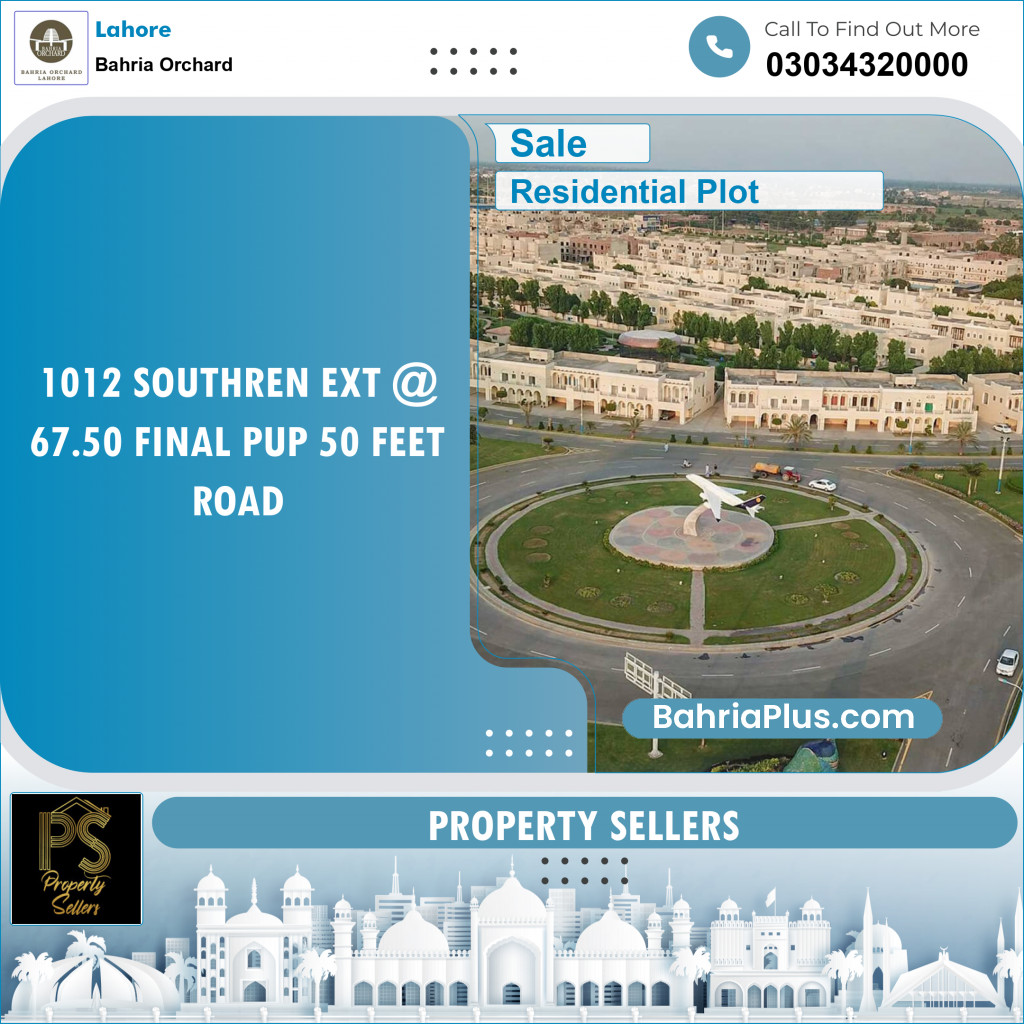 Residential Plot for Sale in Bahria Orchard, Lahore - (BP-119088)