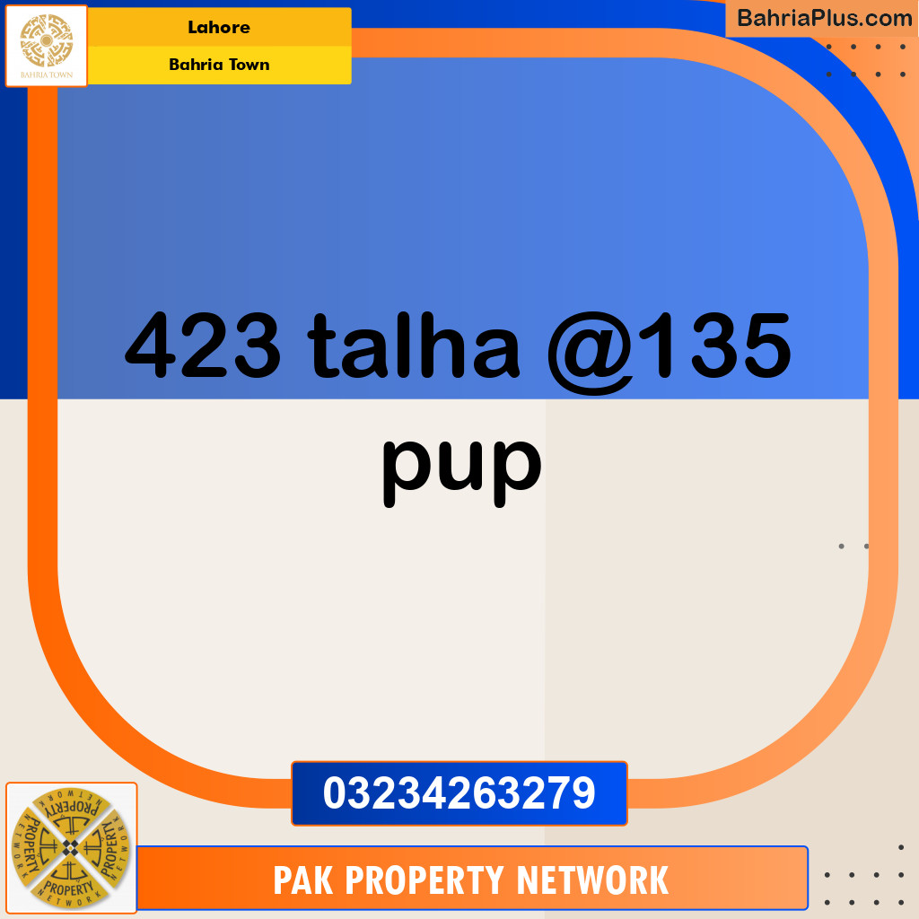 Residential Plot for Sale in Bahria Town, Lahore - (BP-119255)