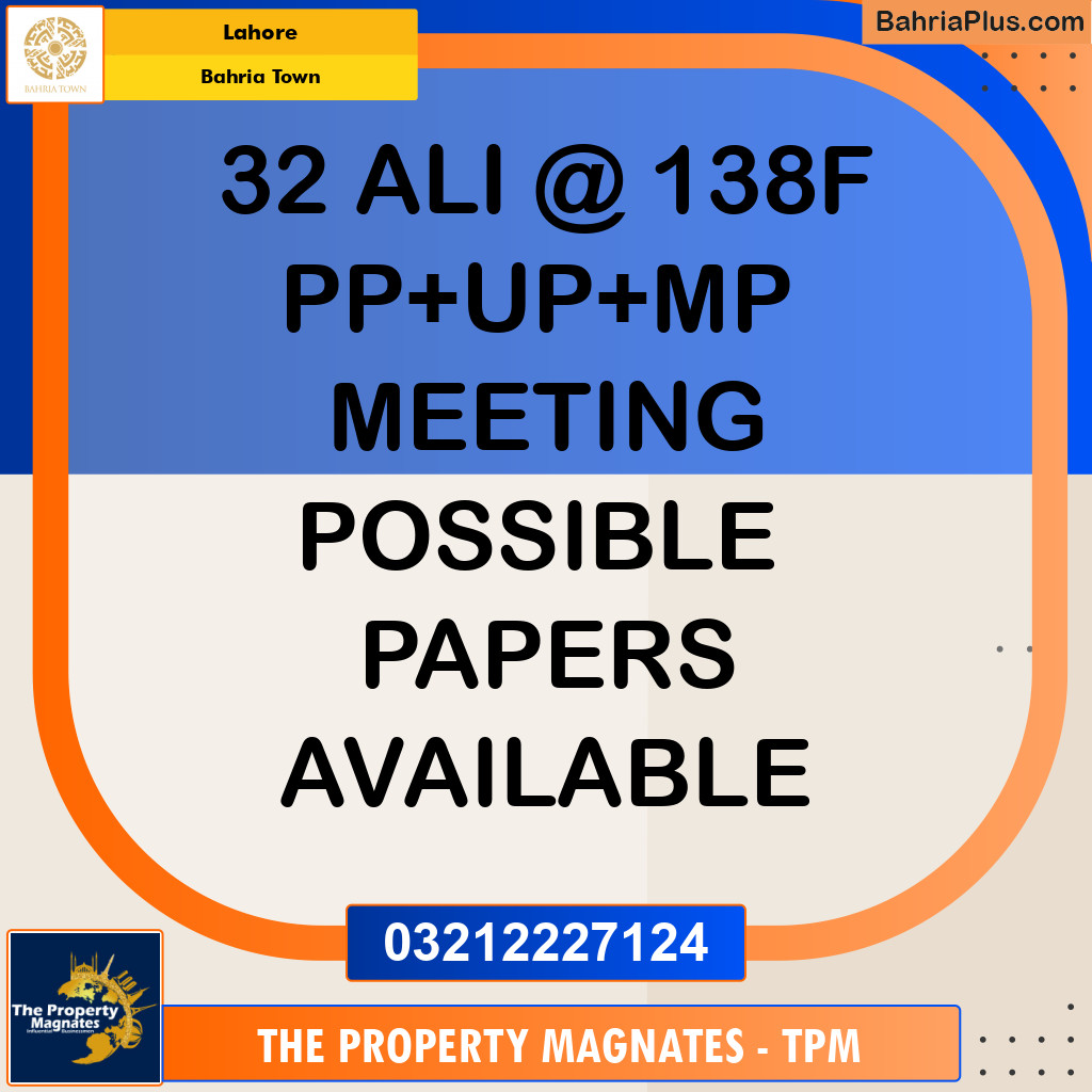 Residential Plot for Sale in Bahria Town, Lahore - (BP-119268)