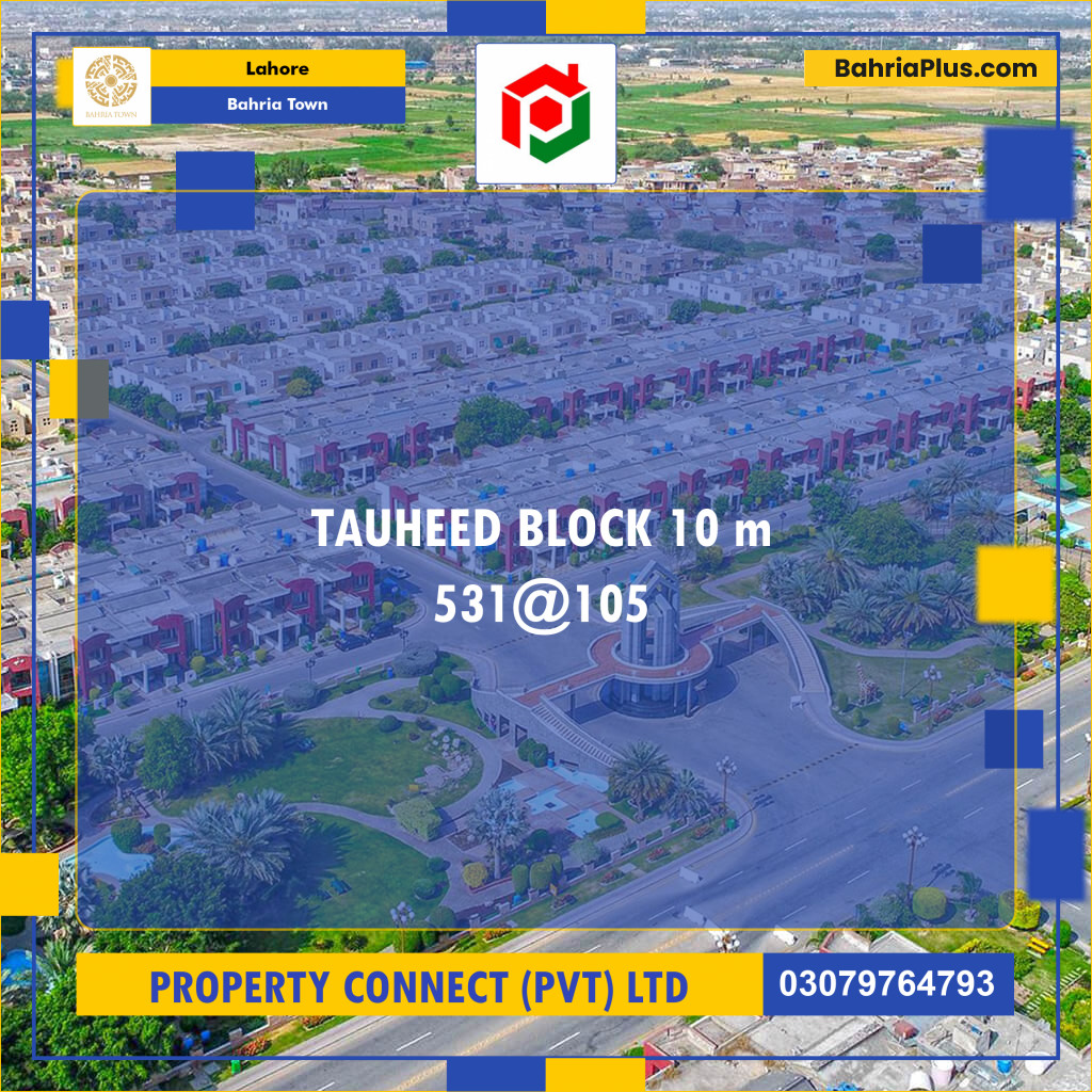 Residential Plot for Sale in Bahria Town, Lahore - (BP-119272)