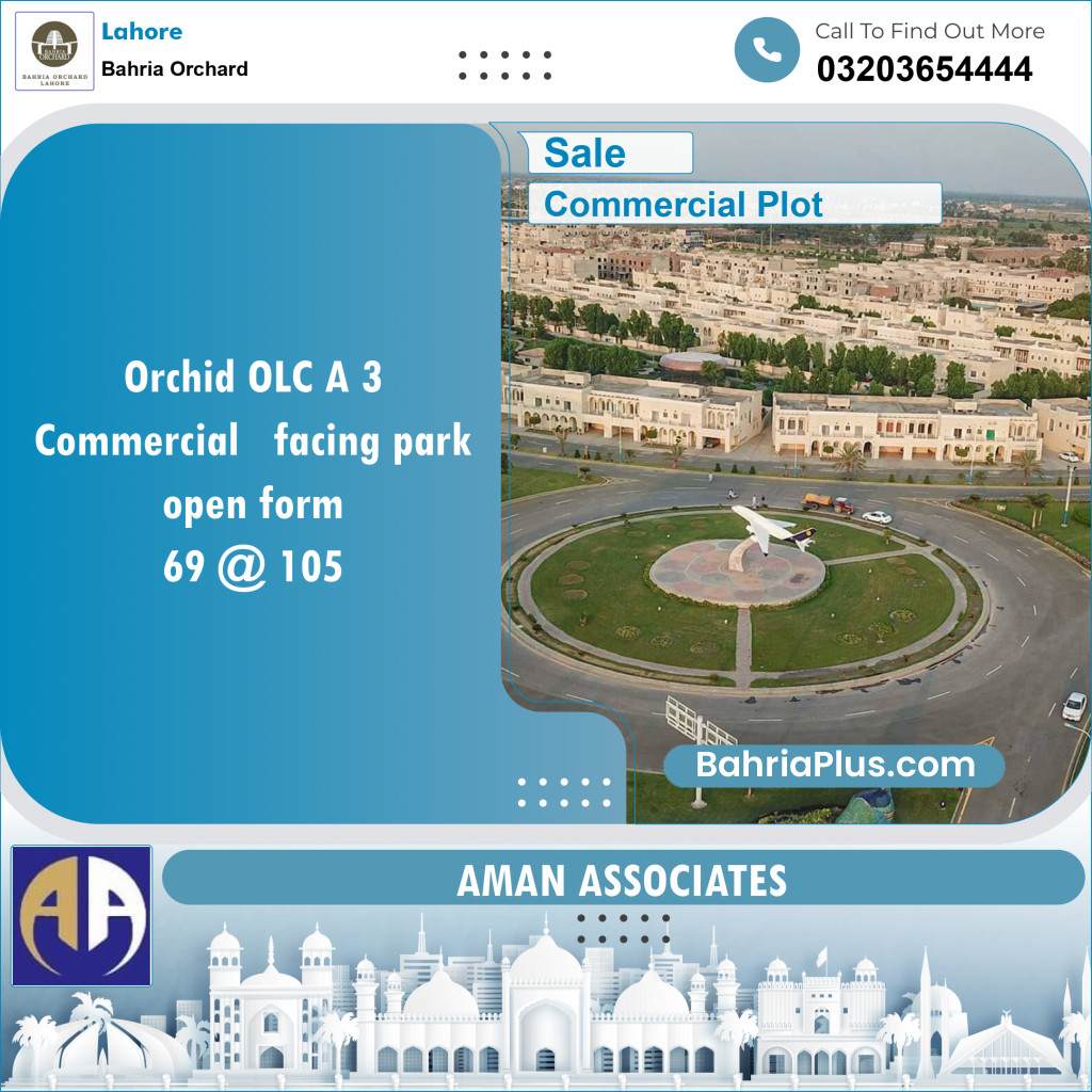 Commercial Plot for Sale in Bahria Orchard, Lahore - (BP-119299)