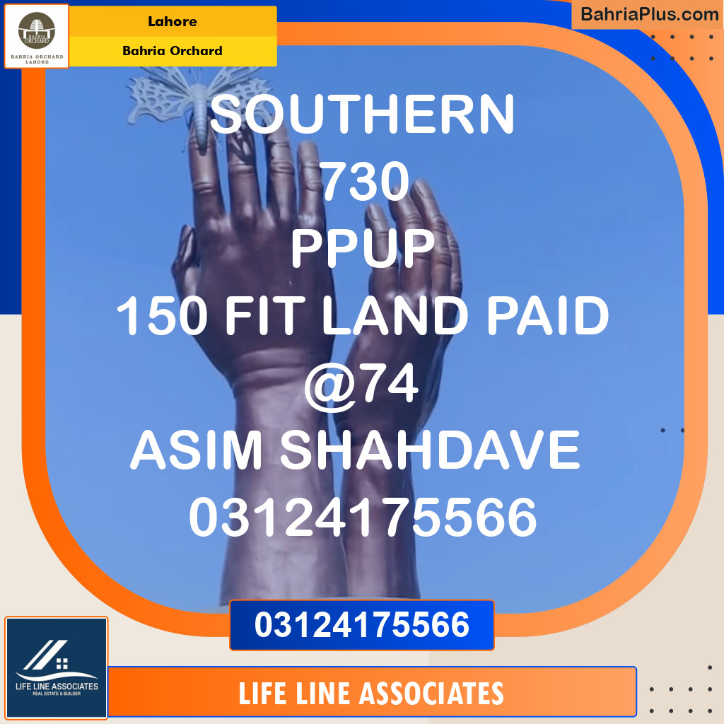 Residential Plot for Sale in Bahria Orchard, Lahore - (BP-119391)